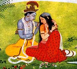 Krishna and his wives