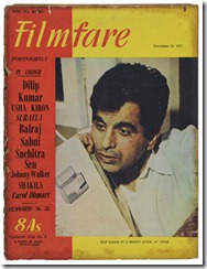 Dilip Kumar on Filmfare Magazine Cover - 1955