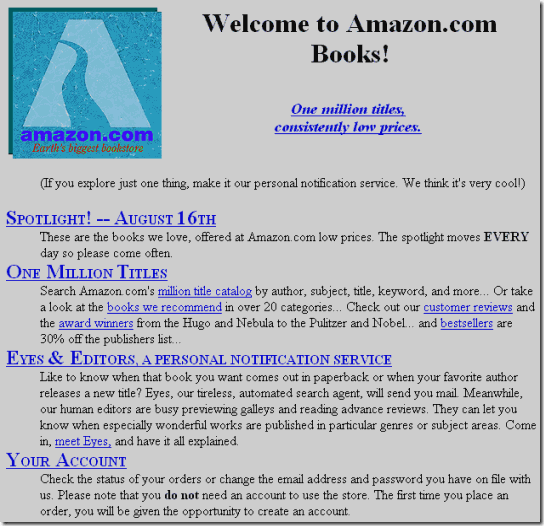 www.amazon.com in 1995